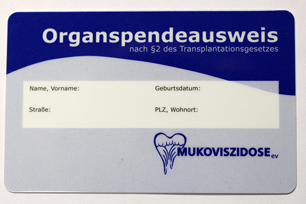 Organspendeausweis